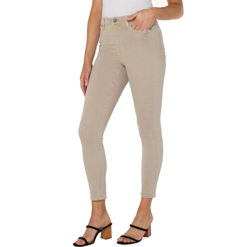 Liverpool Abby Hi-Rise Ankle Skinny Jean Chai Tan