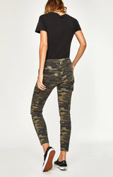 Mavi Juliette Skinny Cargo In Military Camouflage