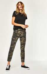 Mavi Juliette Skinny Cargo In Military Camouflage