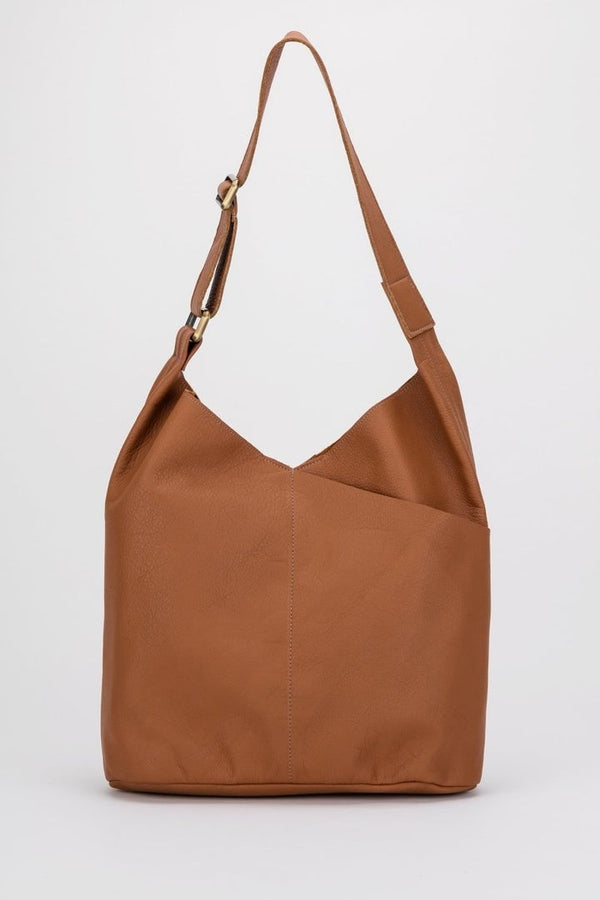 Molly G Megan Hobo Bag Saddle