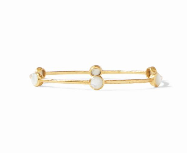 Julie Vos Milano Bangle Gold Mother Of Pearl