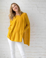 Mersea The Catalina Travel Sweater Mustard