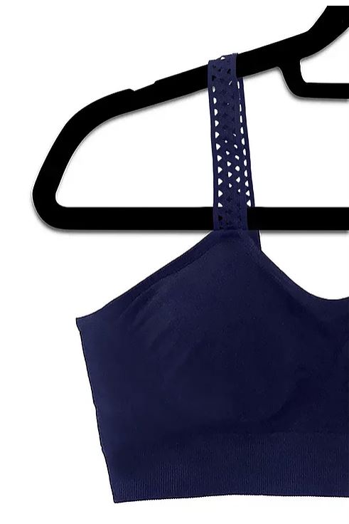 Strap-It's Bra Navy Lattice