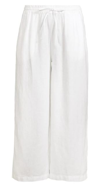 Tyler Boe Palmer Cotton Linen Pant White