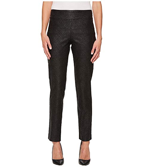 Krazy Larry Black Pebble Pull-On Ankle Pant