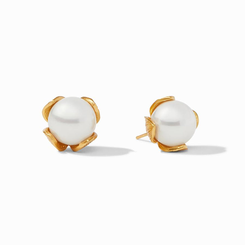 Julie Vos Penelope Gold Stud Earring Small
