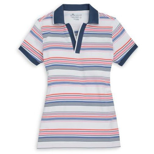 Peter Millar Drop-V Tipped Polo Shirt