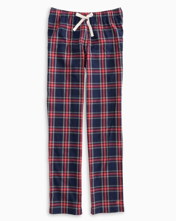 Southern Tide Plaid Lounge Pant Nautical Navy