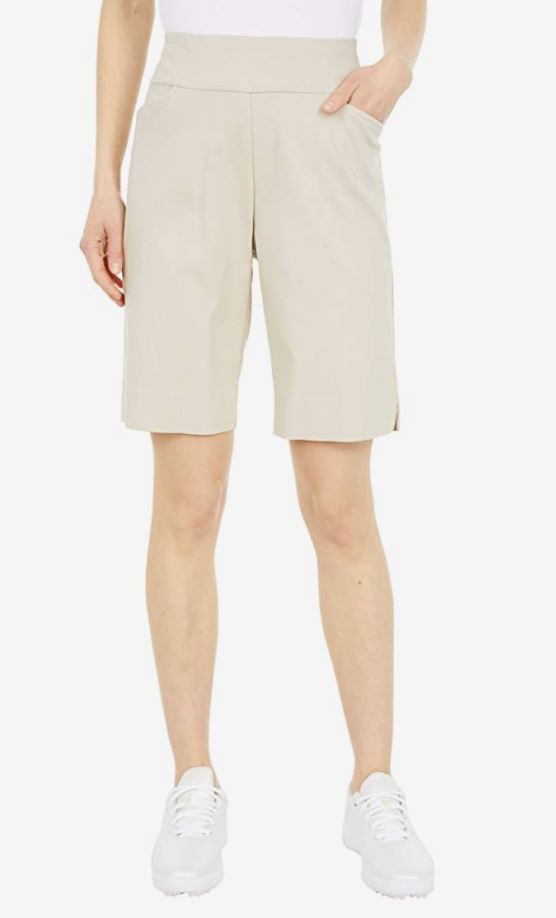 Krazy Larry Pull-On Short with Pockets Stone