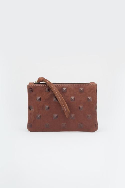 Molly G Remy Pouch Cognac Stud