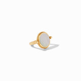 Julie Vos Coin Revolving Ring Mother of Pearl