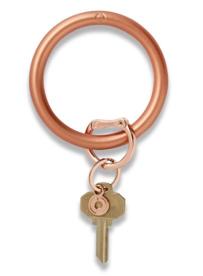 O-Venture Silicone Big O® Key Ring METALLIC Rose Gold