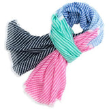 Southern Tide Regatta Stripe Scarf Multi