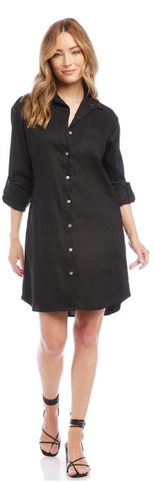 Karen Kane Shirtdress Black