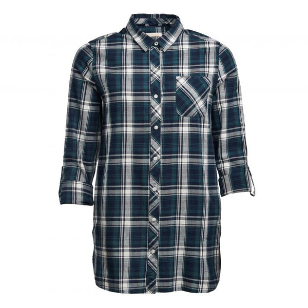 Barbour Sternway Shirt Green/White/Navy