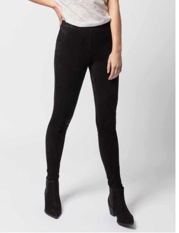 ASTARS Santa Fe Vegan Suede Legging Black