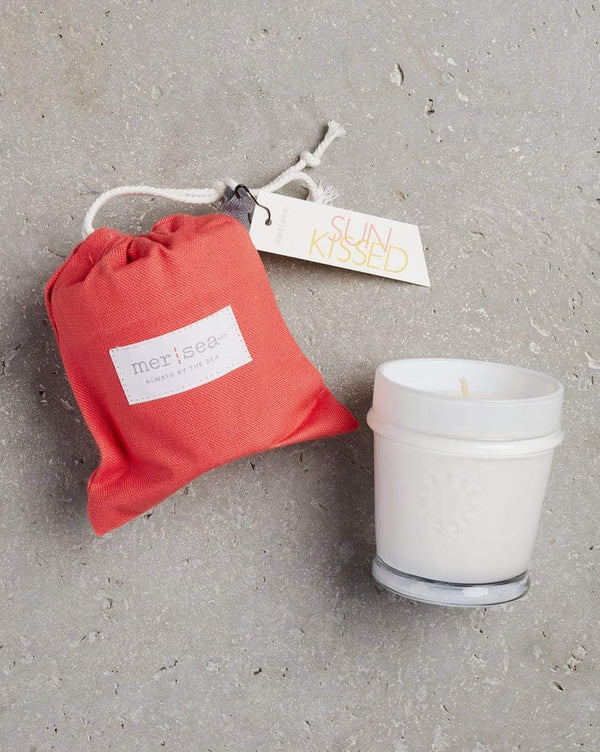 Mersea Stripped Sandbag Candle Sun Kissed