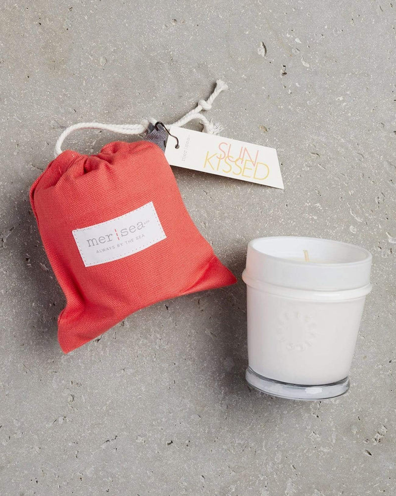 Mersea Stripped Sandbag Candle Sun Kissed