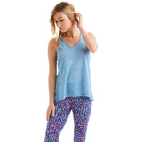 Vineyard Vines Stripe Performance Tank Royal Ocean