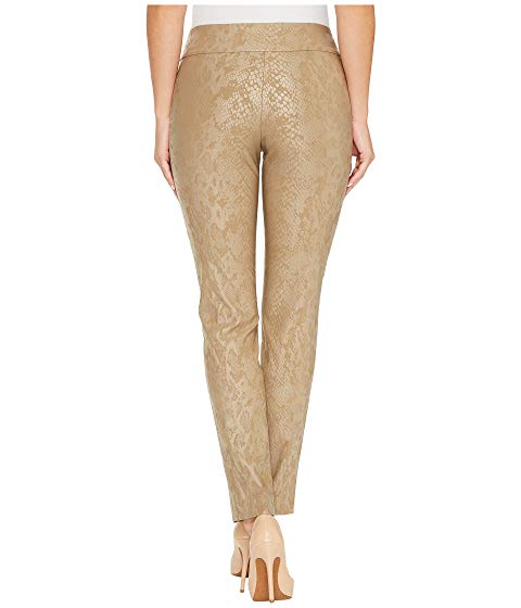 Krazy Larry Taupe Python Pull-On Ankle Pant