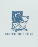 Southern Tide Time for a Tailgate Long Sleeve T-Shirt Iceberg Blue