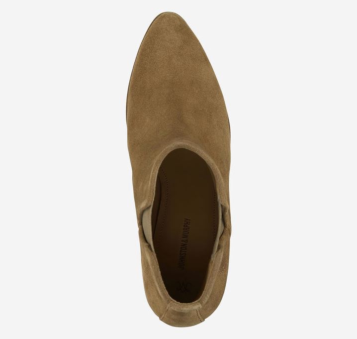 Johnston & Murphy Trista Chelsea Bootie Chestnut Suede