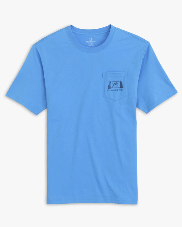 Southern Tide Trophy Room T-Shirt in Boat Blue