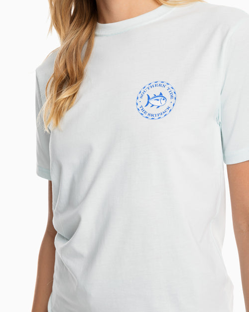 Southern Tide Original Circle Skipjack T-Shirt Turquoise Mist