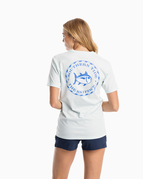 Southern Tide Original Circle Skipjack T-Shirt Turquoise Mist