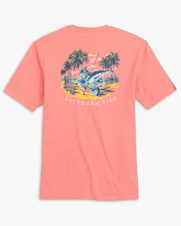 Southern Tide Two Wheel Tuna in Flamingo Pink