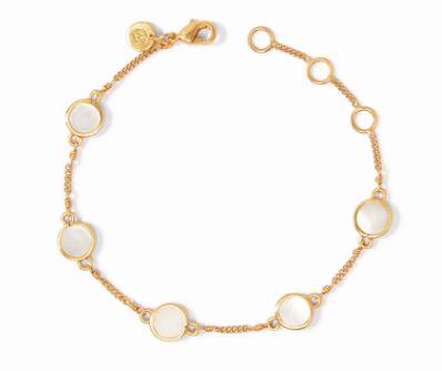 Julie Vos Valencia Delicate Bracelet Mother of Pearl