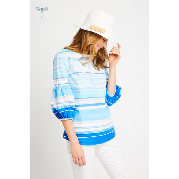 Tyler Boe Natalie Watercolor Stripe Shirt