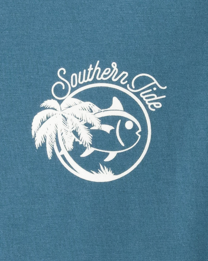 Southern Tide Where The Waves Are Long-Sleeve T-Shirt Blue Ridge