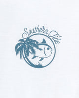 Southern Tide Where The Waves Are Long-Sleeve T-Shirt White