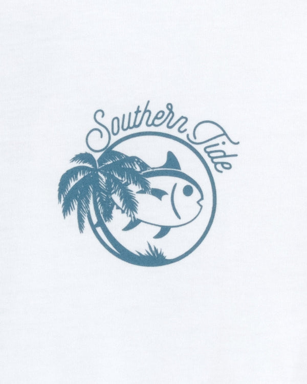 Southern Tide Where The Waves Are Long-Sleeve T-Shirt White